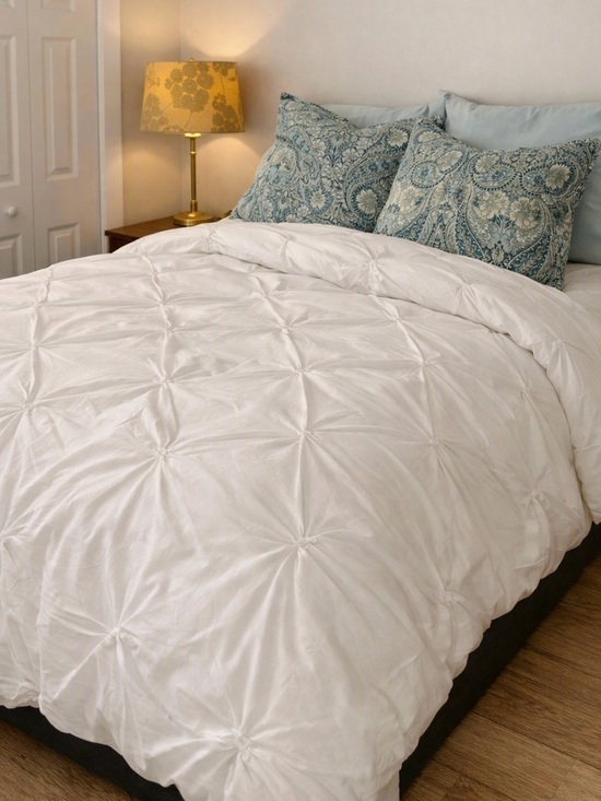 West Elm Other - West Elm Cotton Pintuck Duvet Cover – Twin/Twin XL, White